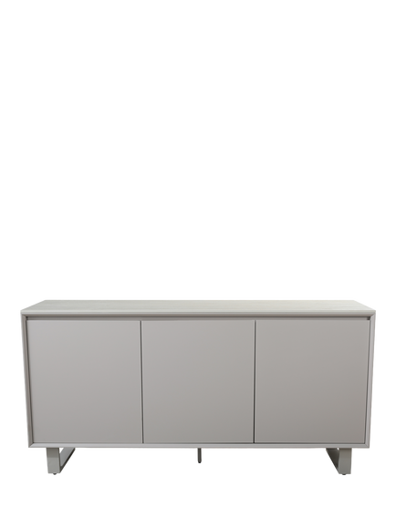 KETTLER Oslo 3 Door Sideboard, Grey, White