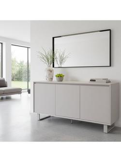 KETTLER Oslo 3 Door Sideboard, Grey - view 2, 