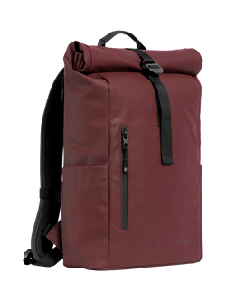 Stubble & Co The Roll Top Backpack, 15L, Garnet Red, Garnet Red