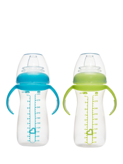 Munchkin Gentle Transition First Cup, Set of 2, Blue/Green, Blue Green