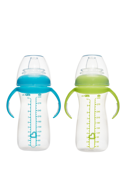 Munchkin Gentle Transition First Cup, Set of 2, Blue/Green, Blue Green