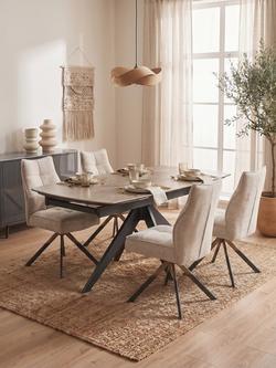KETTLER Lorenzo 4-6 Seater Dining Set, Grey - view 2, 