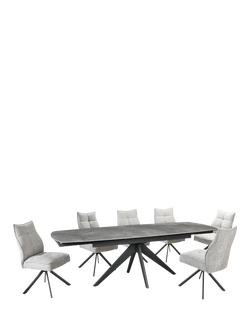 Kettler Lorenzo 6 Seat Dining Set, Mid Grey - view 2, Mid Grey