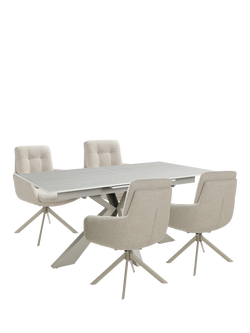 KETTLER Oslo 4-6 Seat Dining Set, Natural, Natural