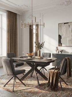 KETTLER Vermont 4-6 Seat Dining Set, Grey - view 2, Grey