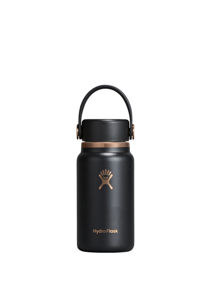 Hydro Flask Spring Micro Hydro Double Wall Vacuum Insulated Stainless Steel Drinks Bottle, 200ml, Black