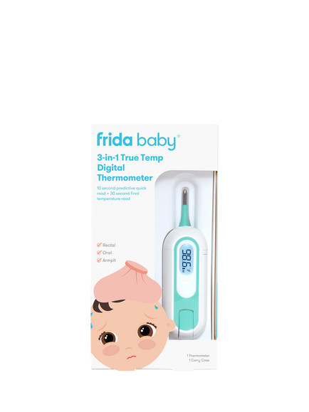 Fridababy 3-in-1 True Temp Digital Thermometer, Multi