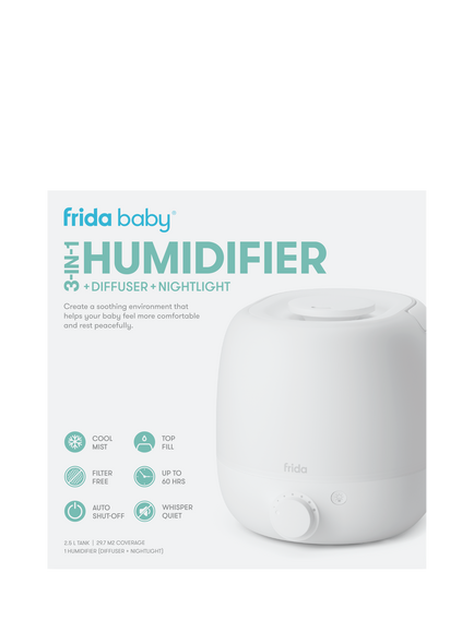 Fridababy 3-in-1 Baby Humidifier, Nightlight & Diffuser, Multi