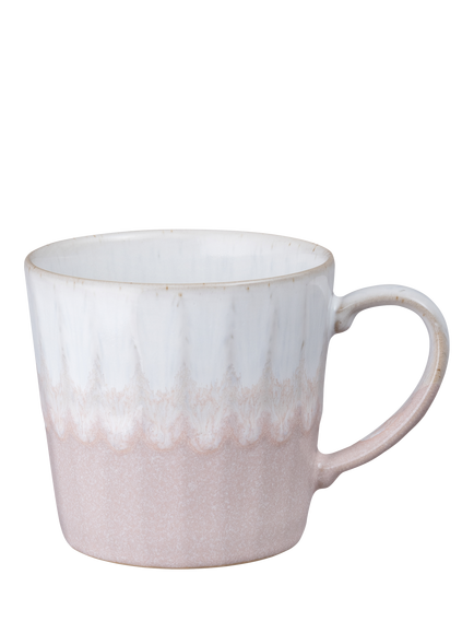 Denby Reactive Glaze Stoneware Mug, 400ml, Pink, Pink