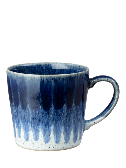 Denby Studio Blue Accent Stoneware Mug, 400ml, Blue