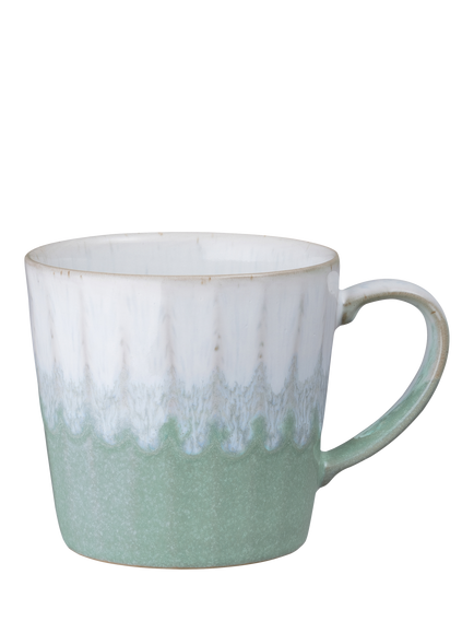 Denby Reactive Glaze Stoneware Mug, 400ml, Light Green, Green