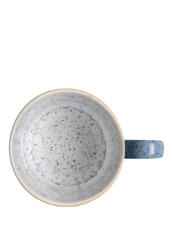 Denby Studio Blue Flint Ridged Stoneware Mug, 400ml - view 2, Blue