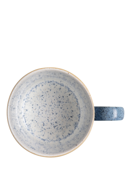 Denby Studio Blue Flint Ridged Stoneware Mug, 400ml - view 2, Blue