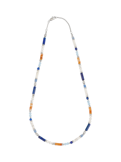 BARTLETT LONDON Beaded Necklace, Silver - view 2, Silver