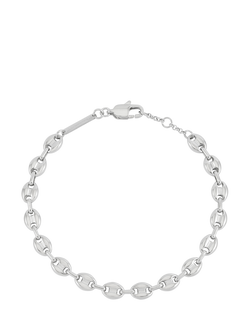 BARTLETT LONDON Mariner Chain Bracelet, Silver, Silver
