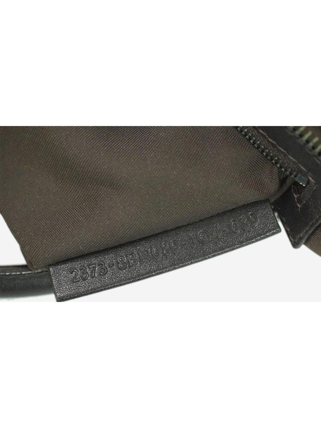 Product image 7 of 10, which shows Pre-loved Fendi Zucca Canvas Top Handle Bag, Brown