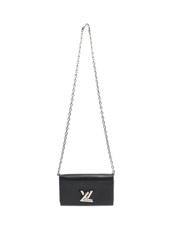 Pre-loved Louis Vuitton Twist Chain Wallet, Black - view 2, Black