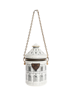 Pre-loved Louis Vuitton Fornisetti Architettura Cannes Vase Bag, White/Multi, White/Multi