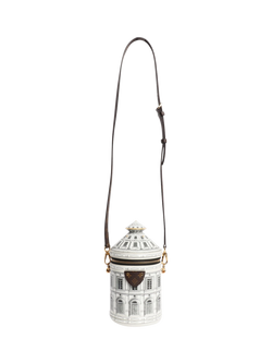 Pre-loved Louis Vuitton Fornisetti Architettura Cannes Vase Bag, White/Multi - view 2, White/Multi