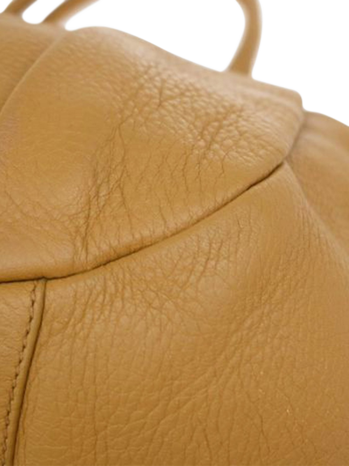 Product image 10 of 10, which shows Pre-loved Prada Vitello Daino Leather Top Handle Bag, Beige