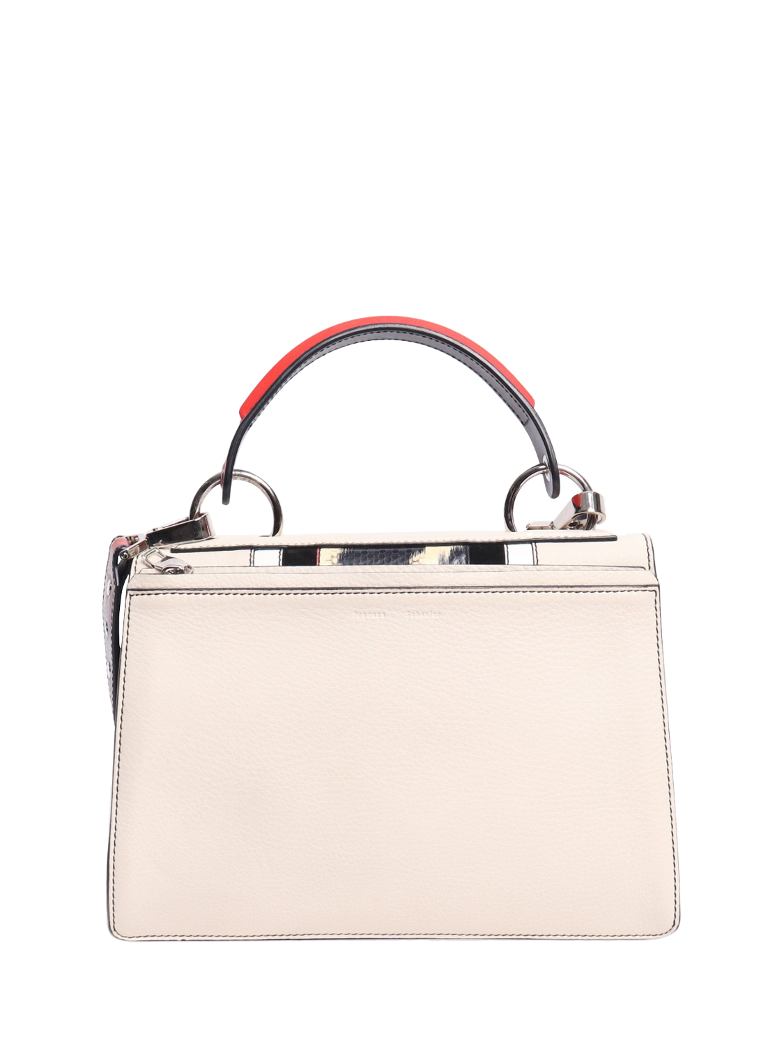 Product image 3 of 8, which shows Pre-loved Proenza Schouler Snake Effect Hava Bag, Cream/Multi