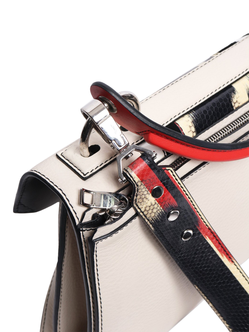 Product image 7 of 8, which shows Pre-loved Proenza Schouler Snake Effect Hava Bag, Cream/Multi