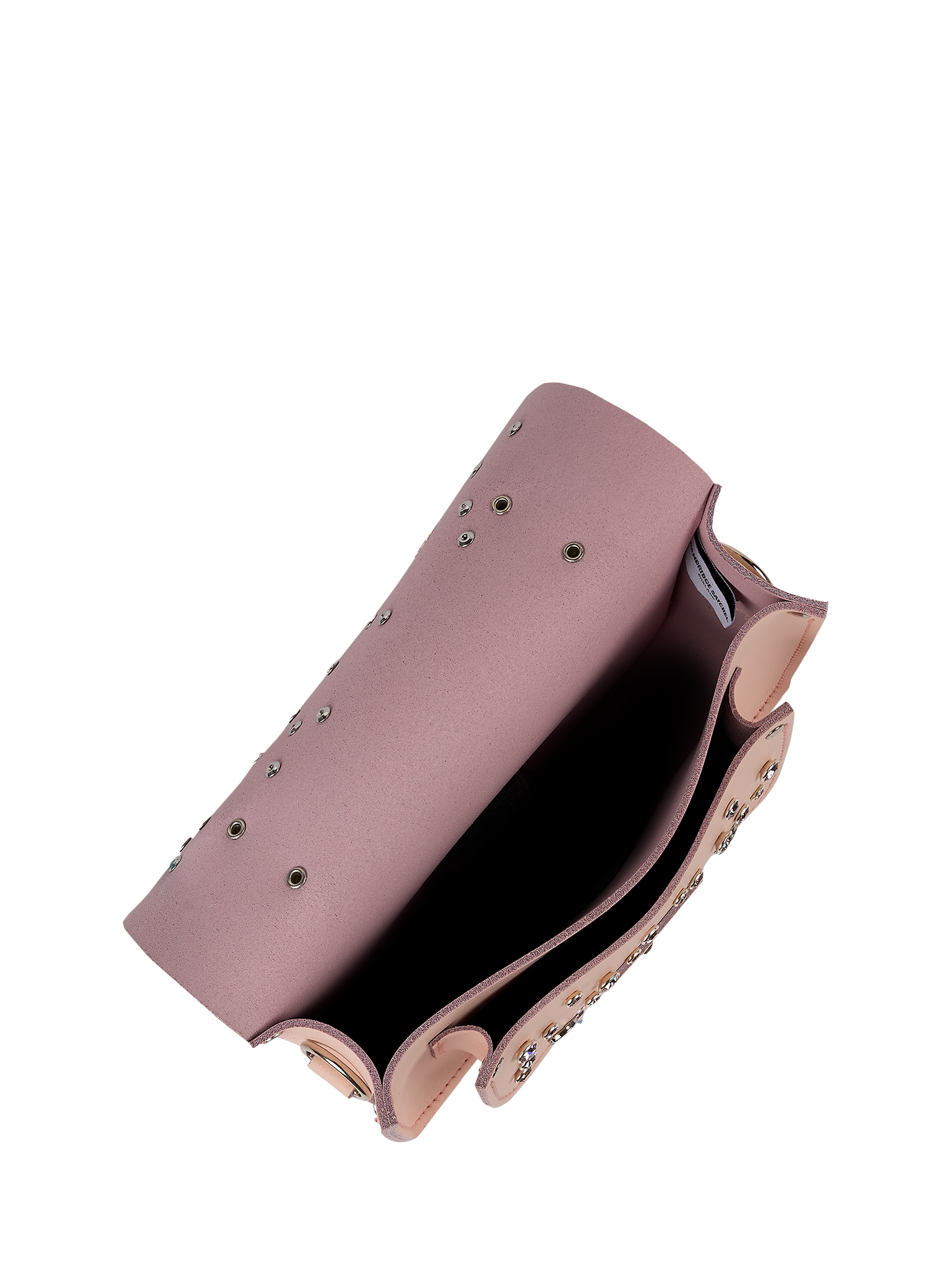 Product image 5 of 10, which shows Cambridge Satchel Swarovski Mini Leather Satchel, Pink