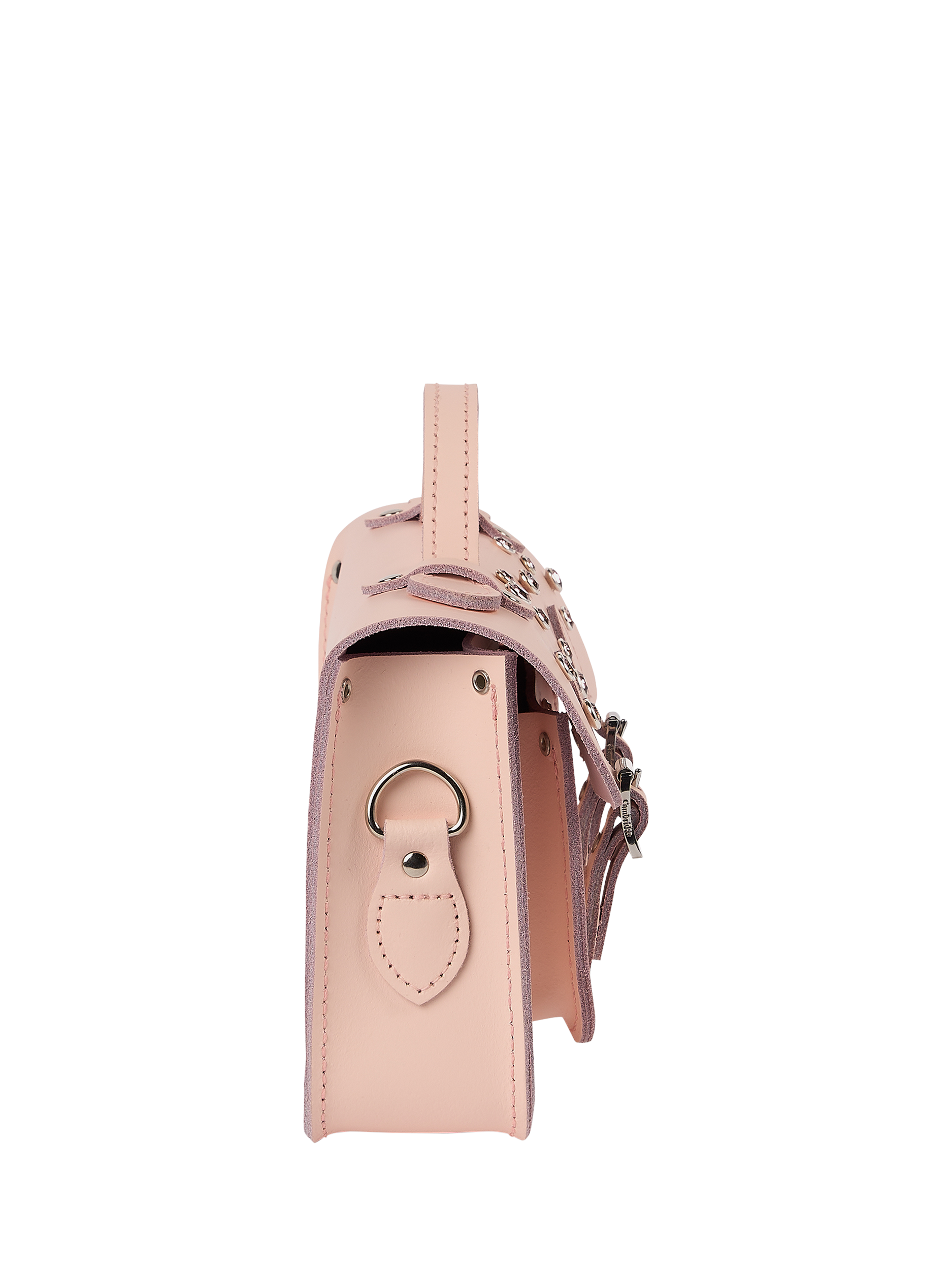 Product image 10 of 10, which shows Cambridge Satchel Swarovski Mini Leather Satchel, Pink