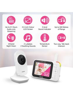 VTech VM4252 3.5" Video Baby Monitor - view 2, Multi