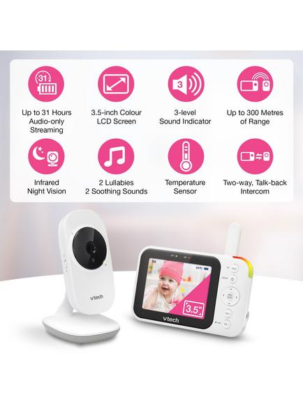 VTech VM4252 3.5" Video Baby Monitor - view 2, Multi