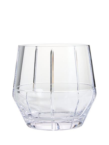 Vera Wang Luxe Graphite Cut Glass Crystal Ice Bucket / Vase, H16cm, Clear, Crystal