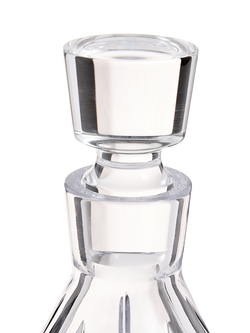 Vera Wang Luxe Graphite Cut Glass Crystal Decanter, 850ml, Clear - view 2, Crystal
