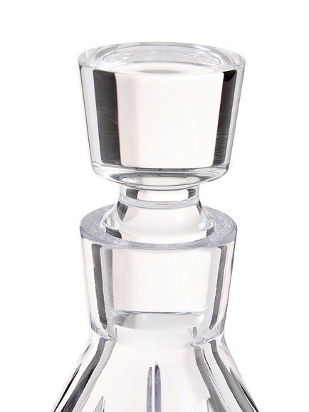 Vera Wang Luxe Graphite Cut Glass Crystal Decanter, 850ml, Clear - view 2, Crystal