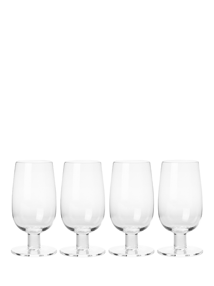 The Conran Shop Grove Short Stem Flute Glass, Set of 4, 200ml, Clear, Glass