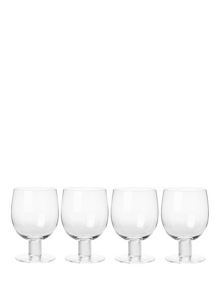 The Conran Shop Grove Short Stem Wine Glass, Set of 4, Clear, Glass