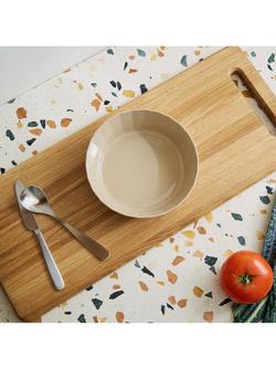 The Conran Shop Shapes Porcelain Serve Bowl, 19cm, Oatmeal - view 2, Oatmeal