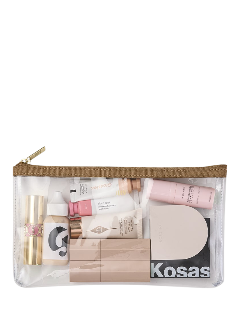 Product image 5 of 6, which shows July Vanity Cosmetic Case, Light Brown