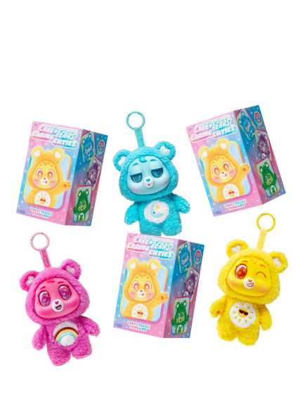 Care Bears Caring Cuties 15cm Plush Clip Soft Toy - view 2, Multi