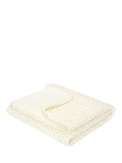 Little Dutch Blueberry Leaves Baby Blanket, Multi