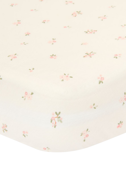Little Dutch Fairy Blossom Fitted Cotbed Sheet, Multi