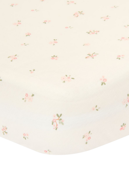 Little Dutch Fairy Blossom Fitted Cot Sheet, Multi