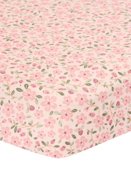 Little Dutch Fairy Floral Fitted Cot Sheet, Multi