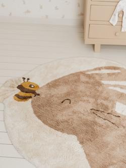 Little Dutch Bunny & Bee Rug - view 2, Multi