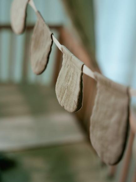 Little Dutch Muslin Garland, Sage - view 2, Multi