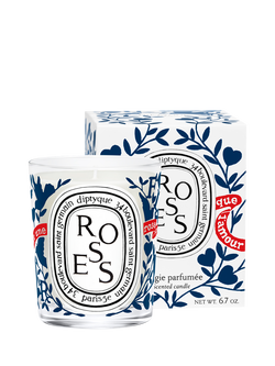 Diptyque Limited Edition Valentine's Day Roses Scented Candle, 190g - view 2, 