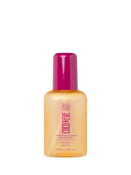 Coco & Eve Tan Boosting Anti-Ageing Body Oil SPF 30 Sunscreen, 150ml, 