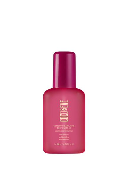 Coco & Eve Tan Boosting Anti-Ageing Body Oil SPF 50 Sunscreen, 150ml, 