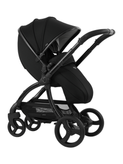 egg 3 Pushchair, Carrycot and Accessories with Cybex Cloud T i-Size Rotating Baby Car Seat and Base Luxury Bundle, Black - view 2, Black