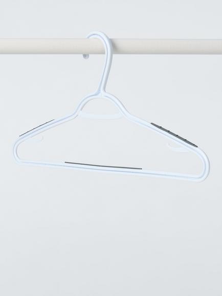 John Lewis Space Saving Hangers, Pack of 15 - view 2, White