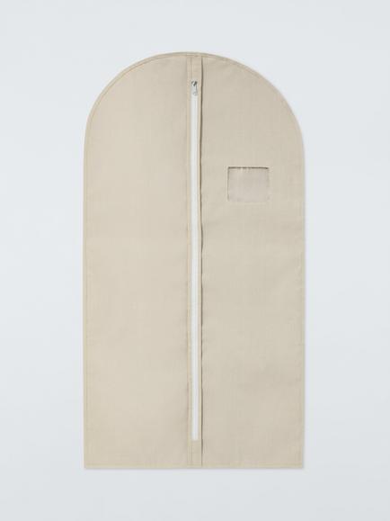 John Lewis Polyester Long Clothes Cover, Ecru, Ecru